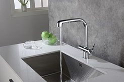 Timo Смеситель для кухни Saona 2346/00FL с выдвижной лейкой – фотография-5